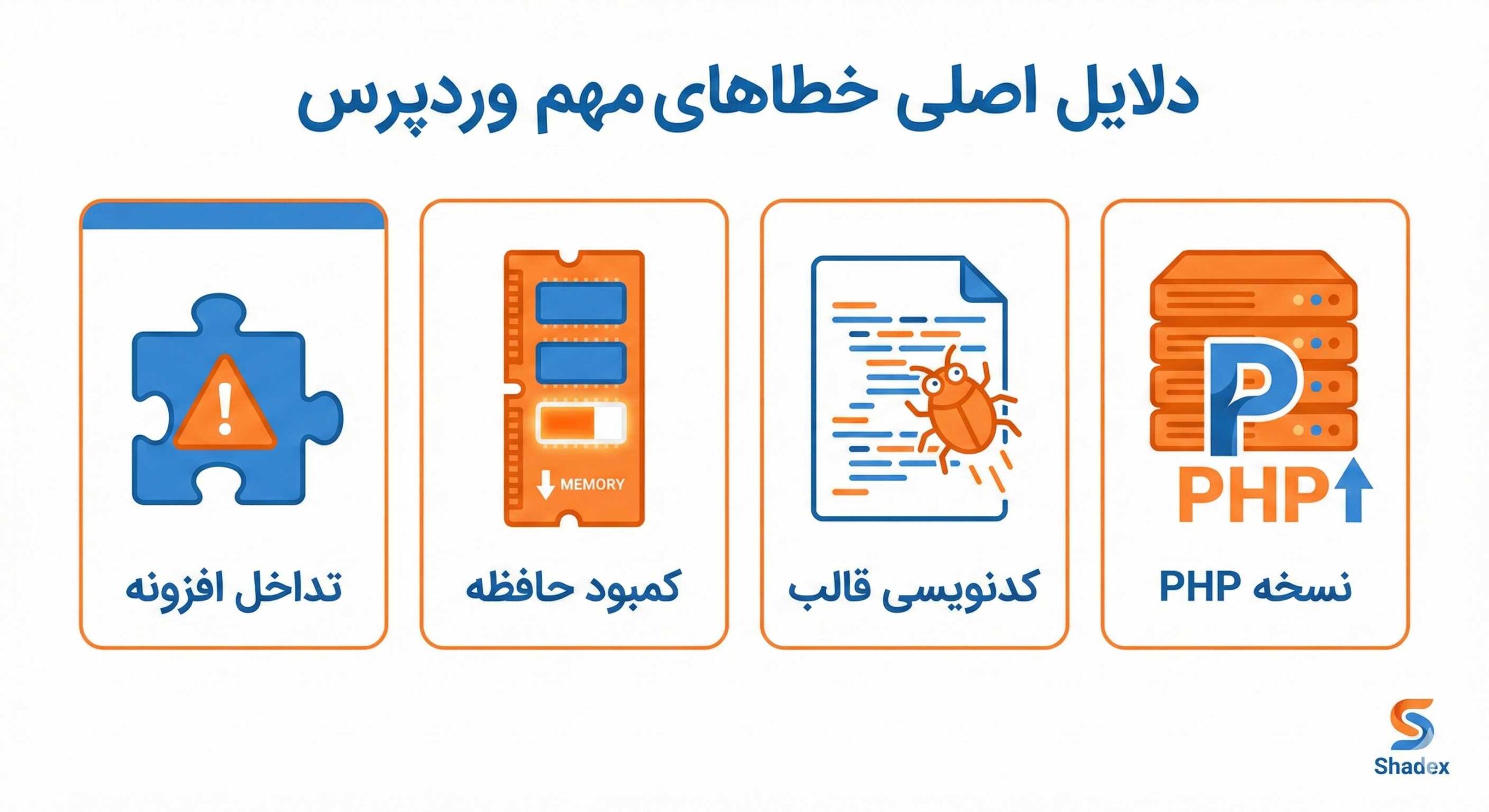 دلایل اصلی یک خطای مهم در این وب سایت رخ داده است